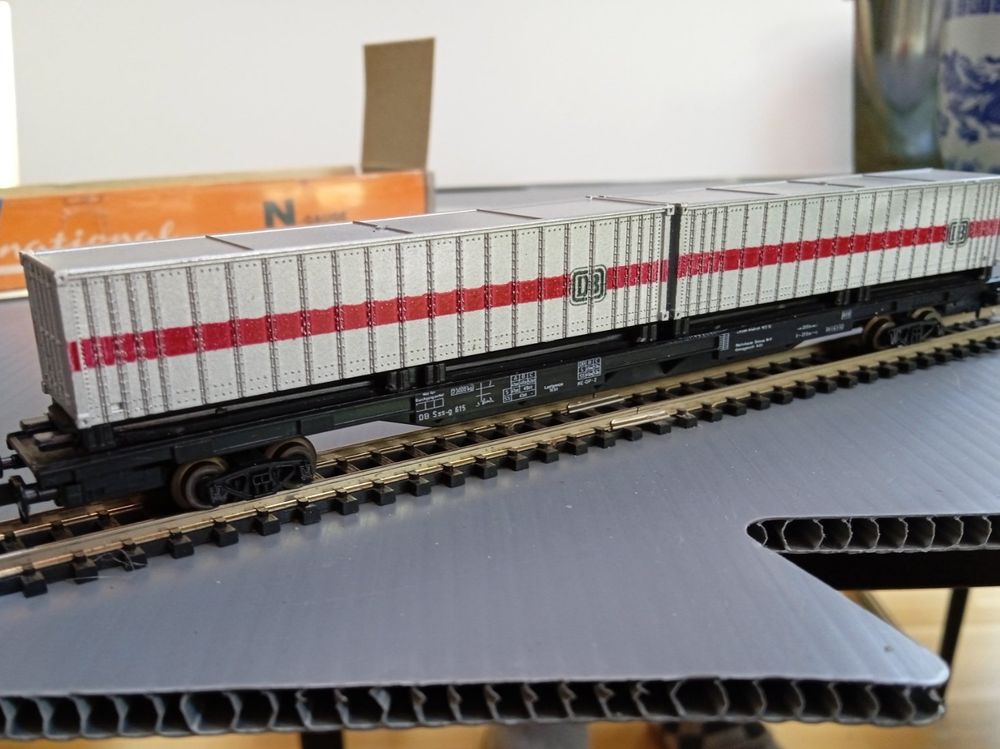 Spur N Roco 2359 Containertragwagen (Gebraucht) in für CHF 15 – mit ...