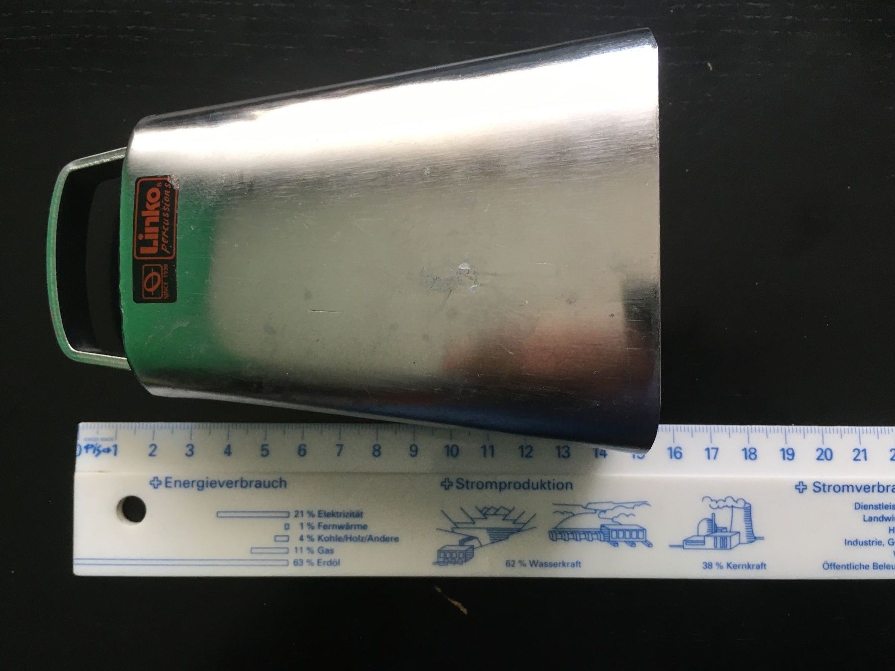 Strumenti musicali: Linko Cowbell, Schlaginstrument, Percussion, Metall – Usato da Emmen venduto da Sutim2005 1