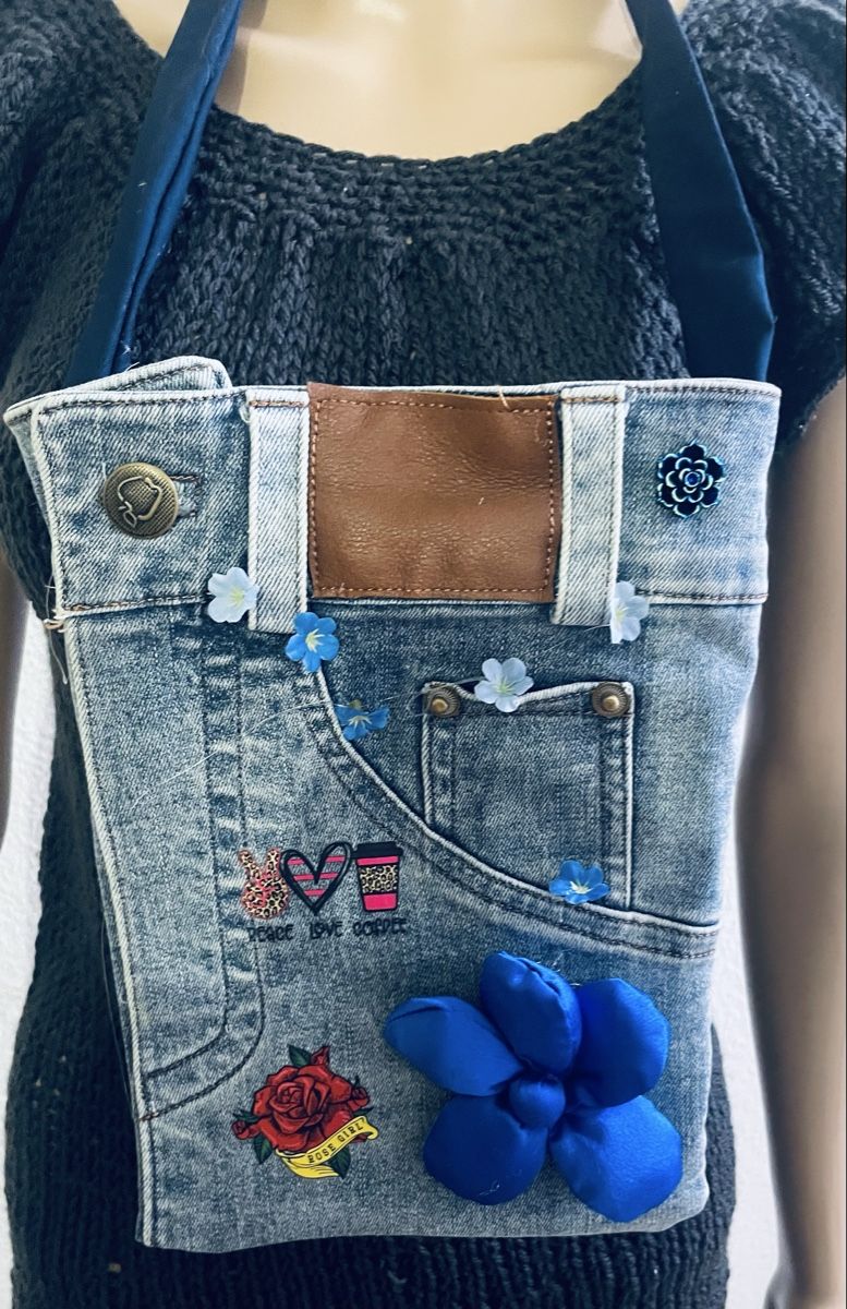 Borse: Jeans Handtasche, einzigartig Neu! – Nuovo e nell'imballaggio originale da Au ZH venduto da Jaggy4 7