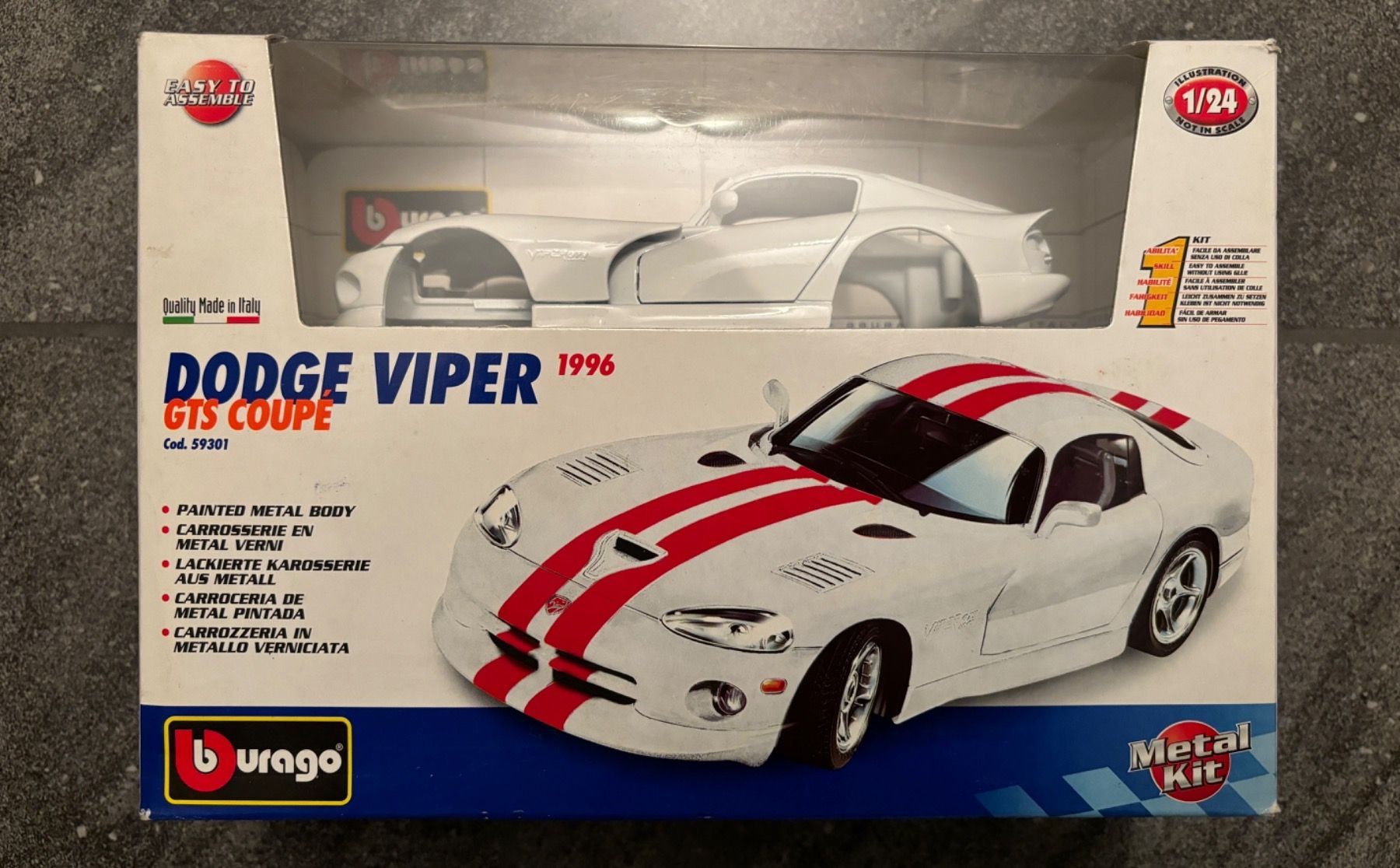 Bburago Modellautos: Bburago Dodge Viper GTS Coupé 1996 – Gebraucht aus Arisdorf von pinguin71