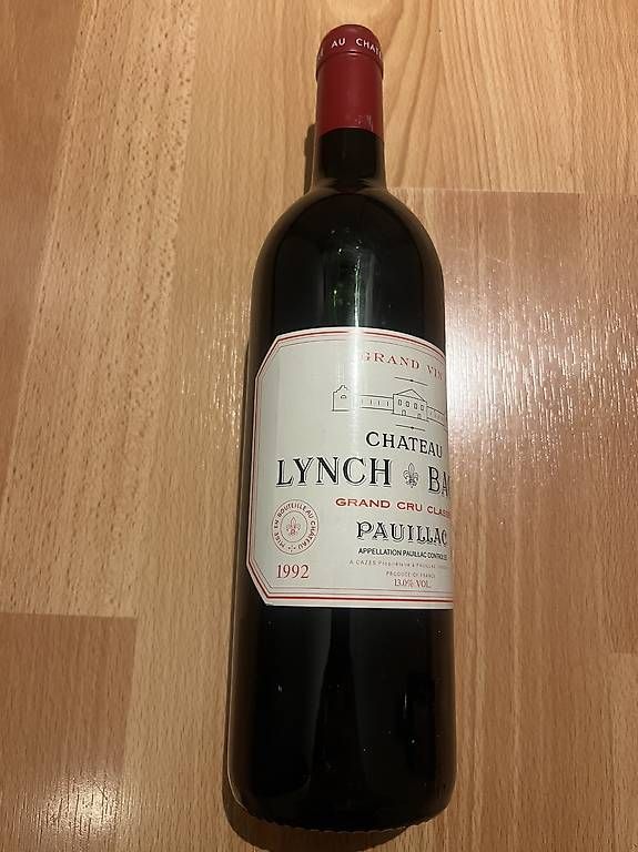 Vins: Chateau Lynch Bages 1992 – D'occasion à Zürich par dav_m9zc 1