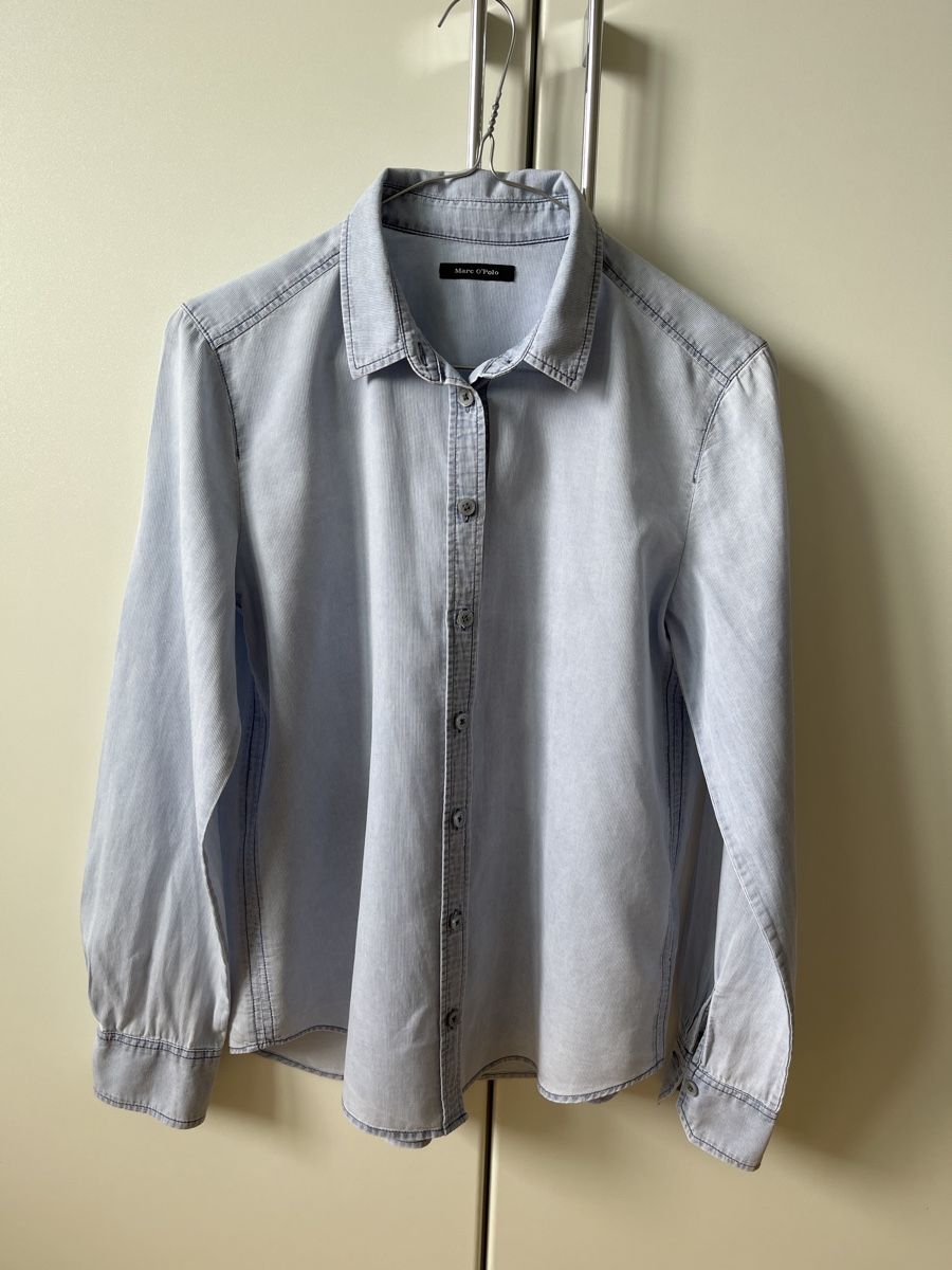 Marc O'Polo Camicette: Marc O'Polo Jeansbluse Gr. 34, hellblau – Usato da Zürich venduto da Kleanthy