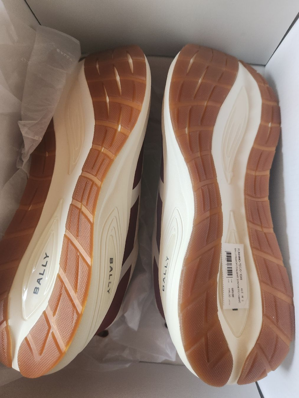 Bally Herrenschuhe: Bally Running-Tec.O Baskets Blanc Taille 42.5 Neuf  – Neu (gemäss Beschreibung) aus Niedergösgen von Eva2410 6