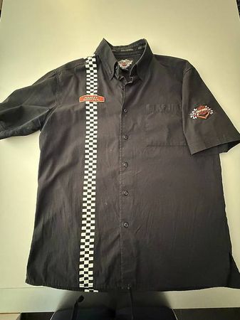 Original Harley Davidson Baumwoll Herren Hemd Grösse M