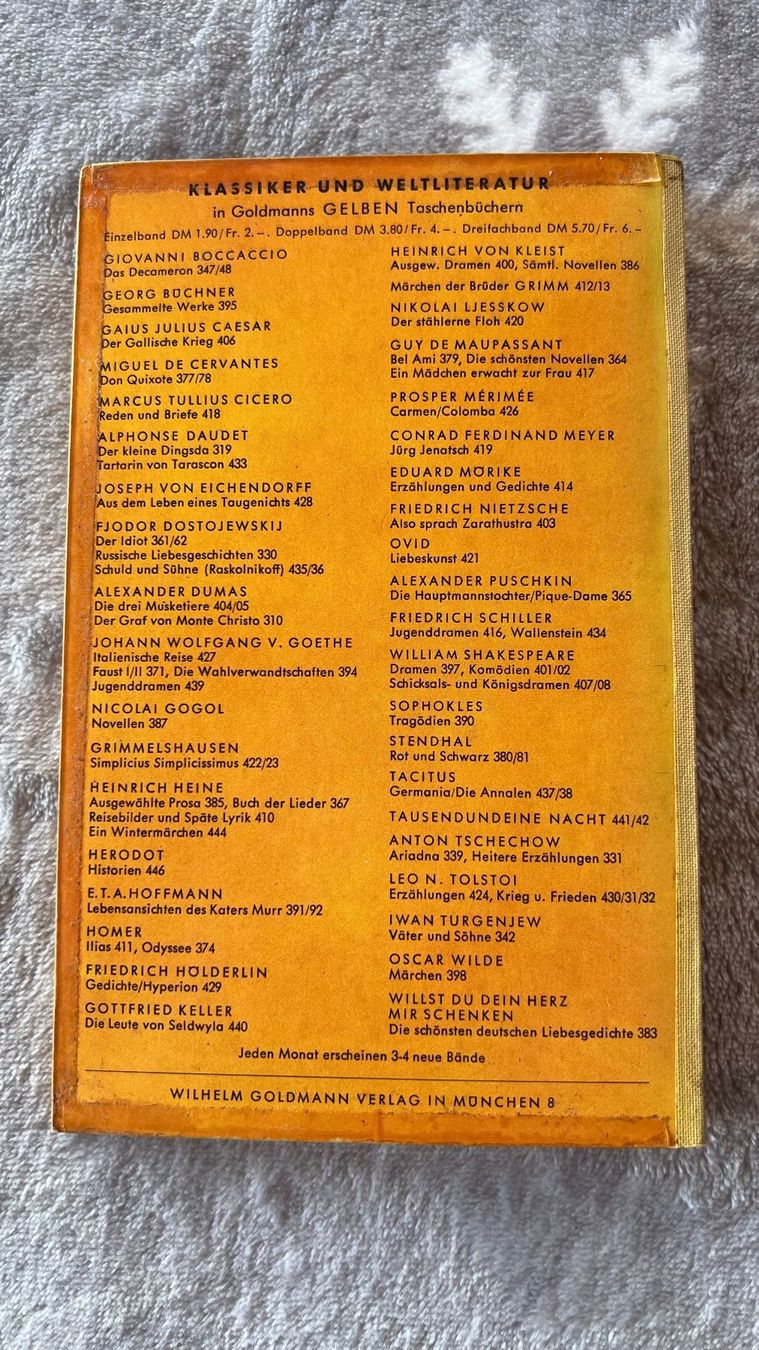 Libri: Heinrich Heine - Buch der Lieder Lyrik - 1957 – Usato da Schübelbach venduto da Dolly990_2 1