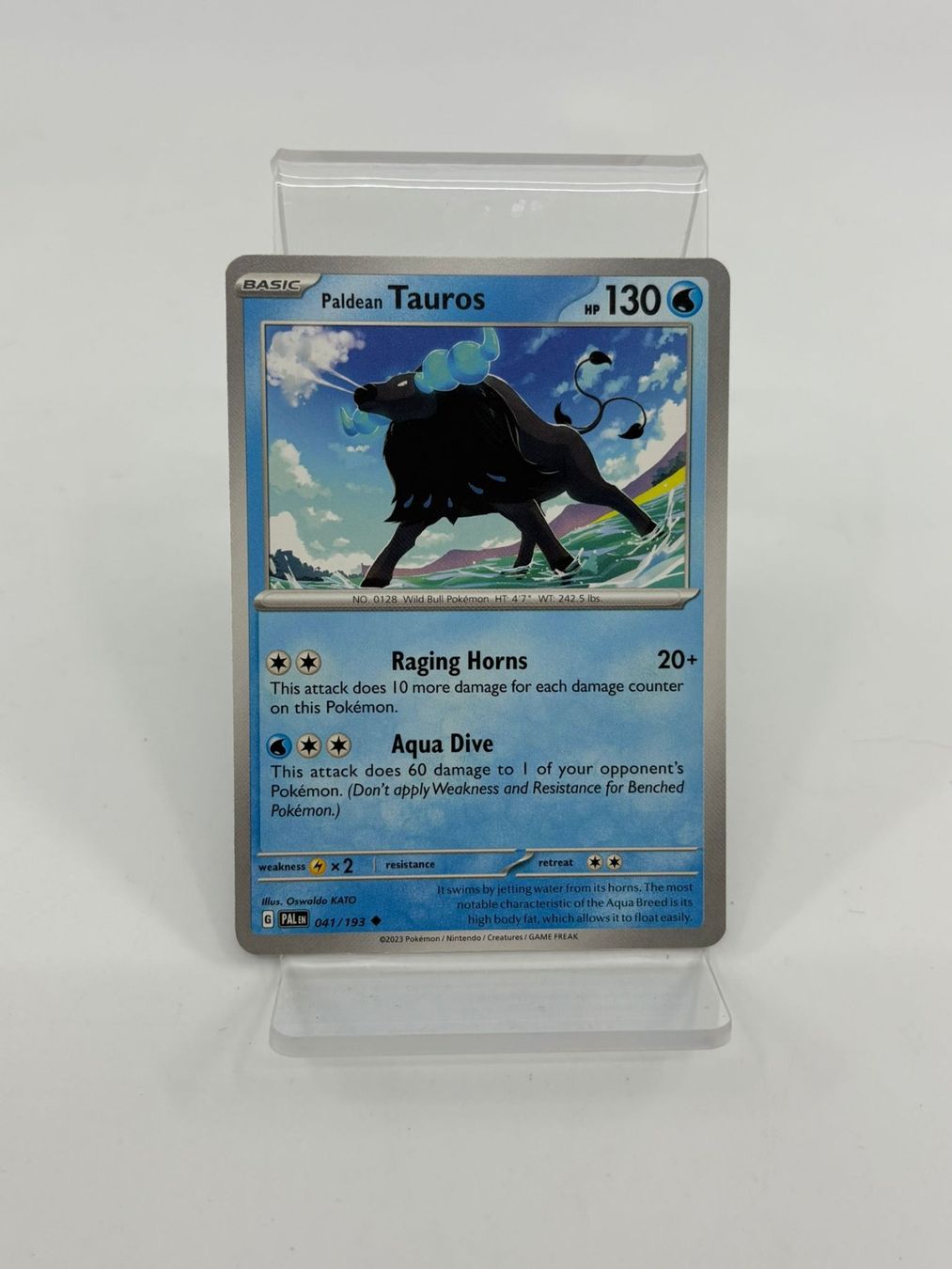 Pokémon Carte collezionabili: Pokemon Paldean Tauros 041/193 – Usato da Herisau venduto da Pokemon2026