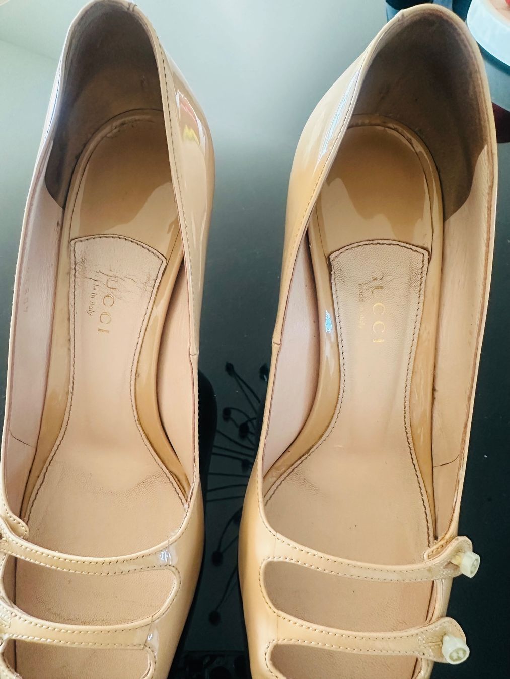 Gucci Damenschuhe: Gucci Pumps Gr.39 Beige – Gebraucht aus zug von alexandra212 3