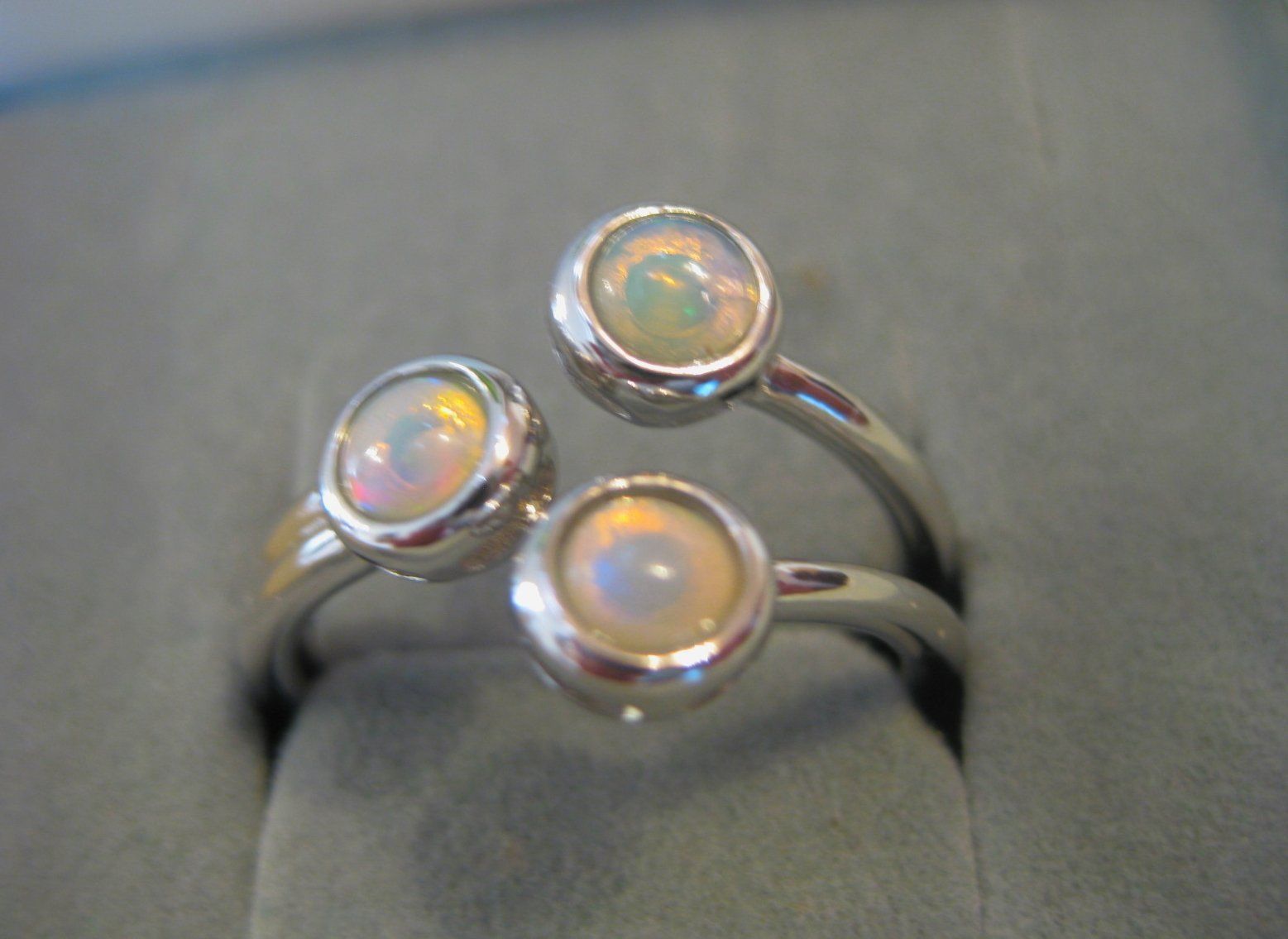 Anelli: STERLING SILBER 925° KRISTALLOPAL RING DM.18 – Nuovo (secondo la descrizione) da Weiningen ZH venduto da actera 1