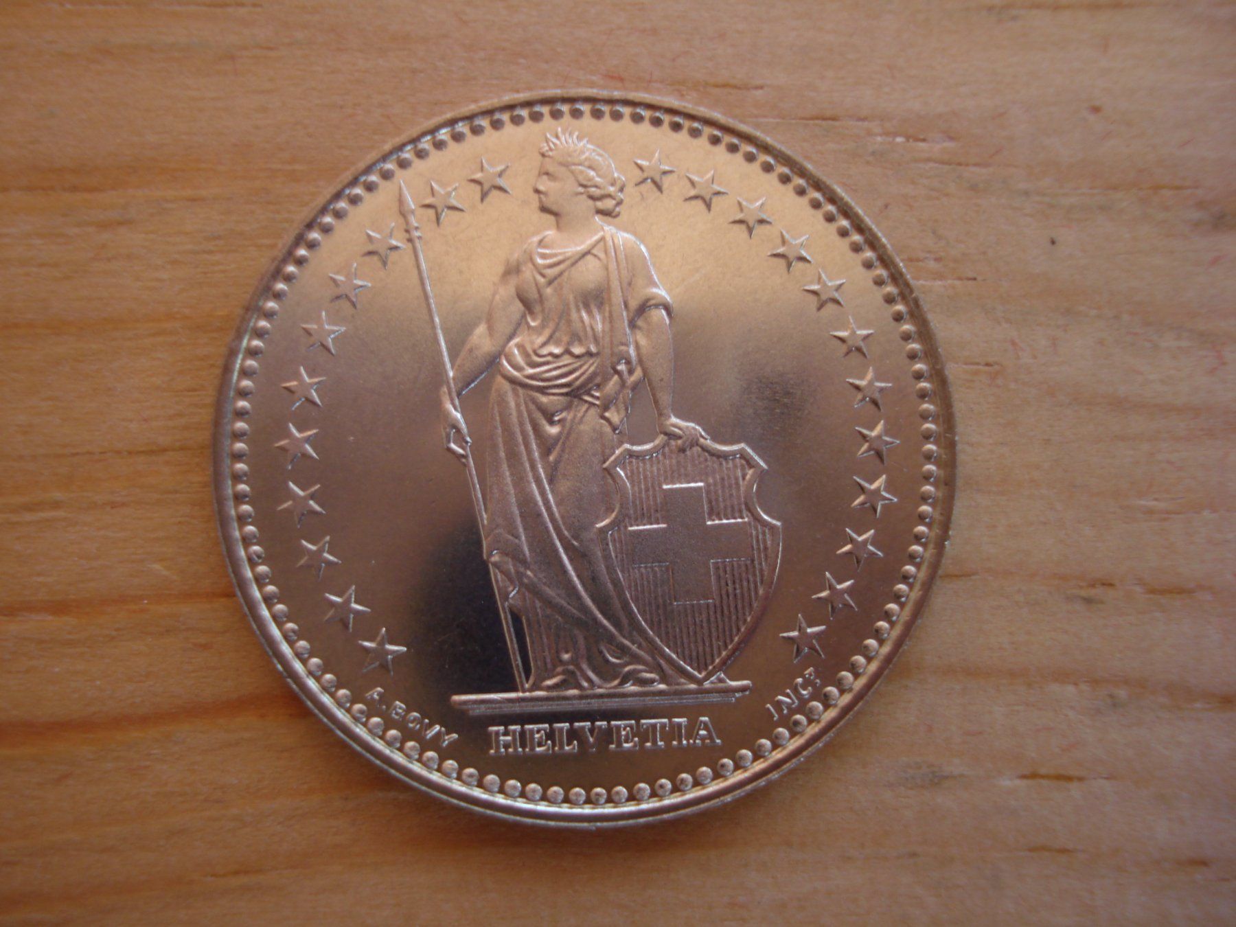 Alle Münzen: (C1) 1 Franken 1987 STGL – Gebraucht aus Erlach von Net-Coins 1