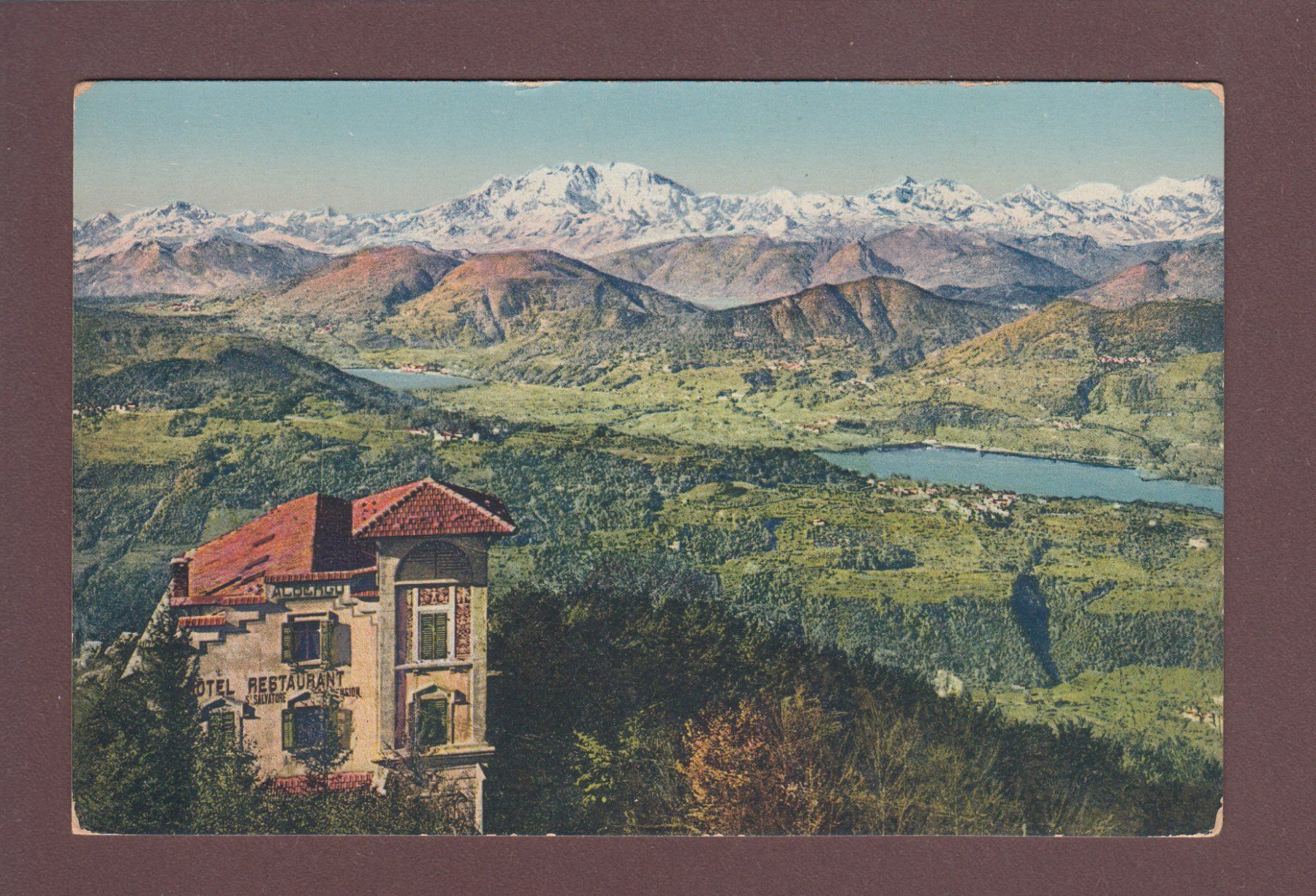 Cartoline postali: SAN SALVATORE - Hotel – Usato da Pully venduto da nicecards