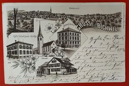 Gruss aus Bichwil 1902