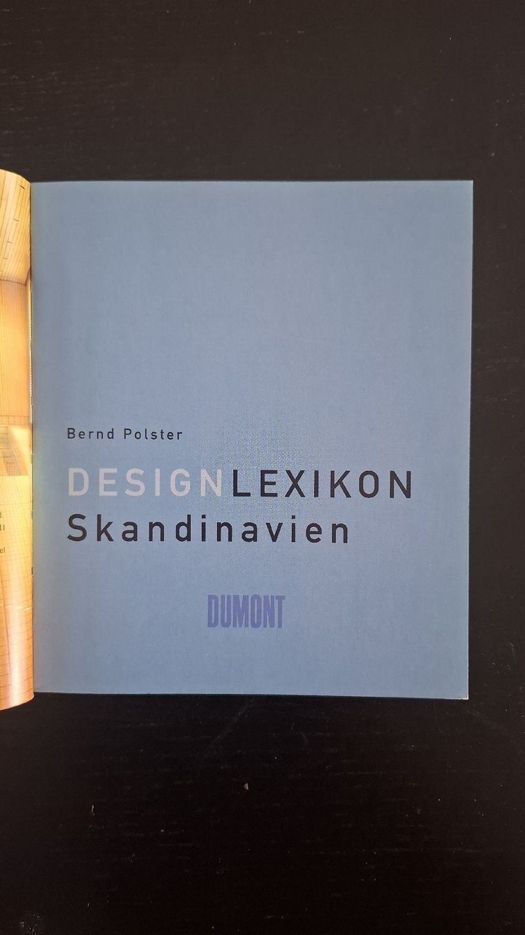 Libri: DESIGN LEXIKON • SKANDINAVIEN• Bernd Polster – Usato da Ottenbach venduto da Rasenmaeeher 2