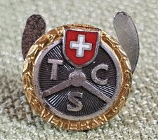 F019 Revers Knopf TCS Veteran Silber 925