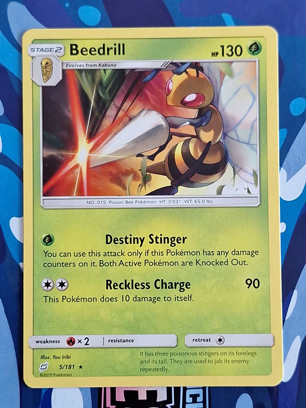 Pokémon Sammelbilder & Trading cards: Beedrill - Team up #Ord18 – Gebraucht aus Altstätten SG von GGsGameshop