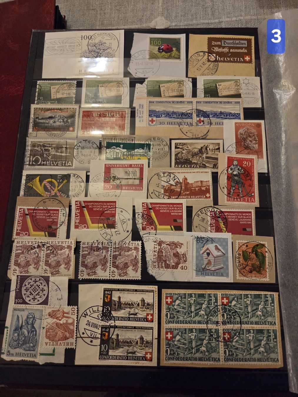 Alle Briefmarken: album timbres suisse – Gebraucht aus la Chaux-de-Fonds von Firenze6 1