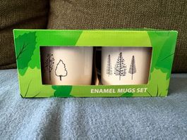 Email Tassen Set, Neu, Winter Design, Geschenkidee!