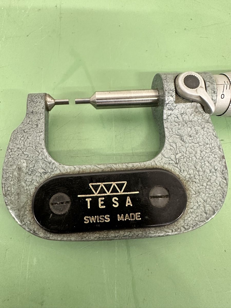 Tesa Misurare: Tesa Mikrometer, 0-25 mm  – Usato da Aarberg venduto da SNMachines 2