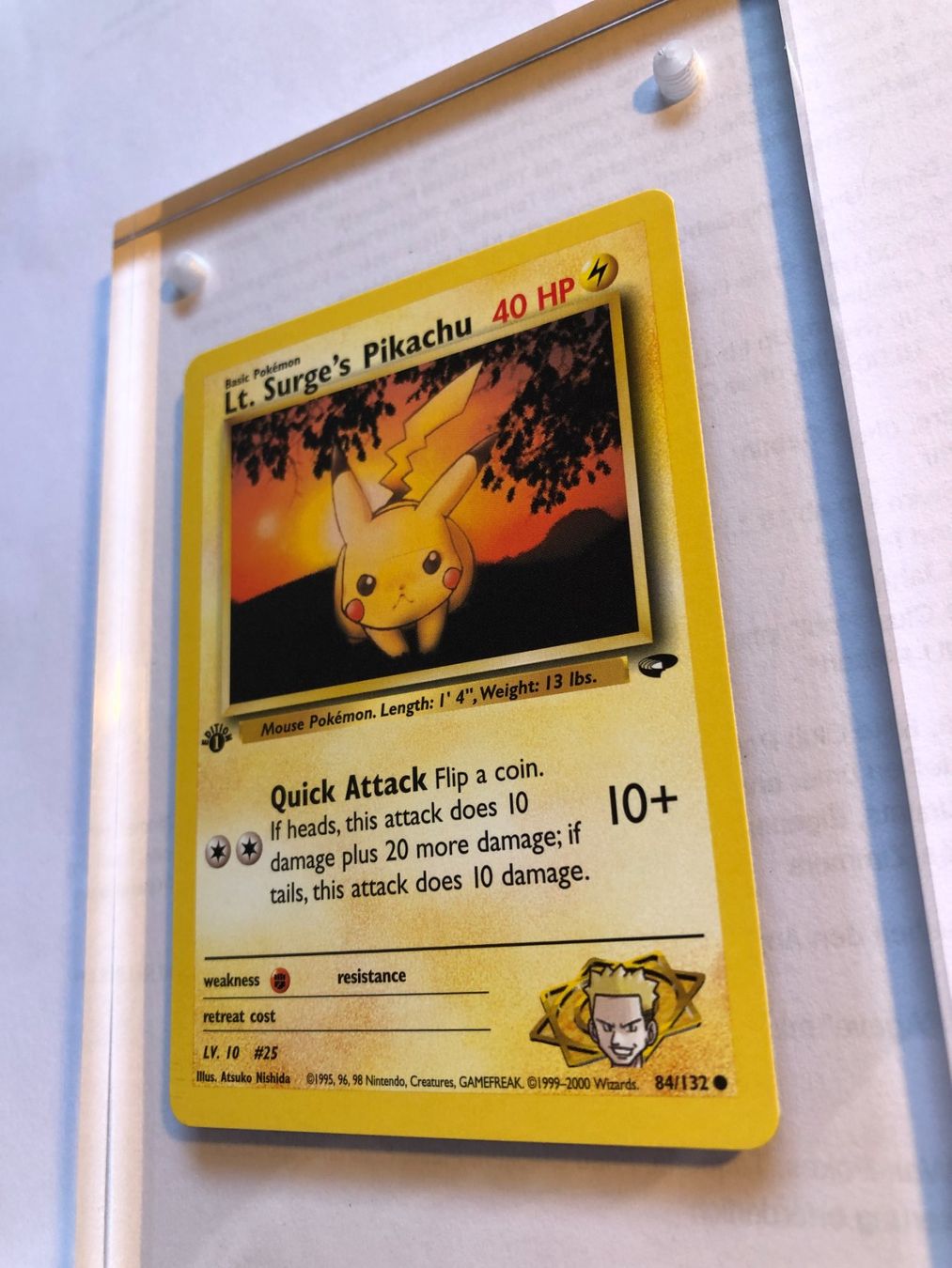 Carte collezionabili: Lt. Surge's Pikachu 1st Gym Challenge - MINT - ab 1.- – Usato da Giubiasco venduto da dan_pr8b 2