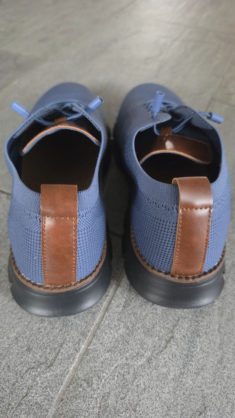Herrenschuhe: Vogany leichte Lederhalbschuhe blau, Gr. 43 – Gebraucht aus Fehraltorf von Natib44 3