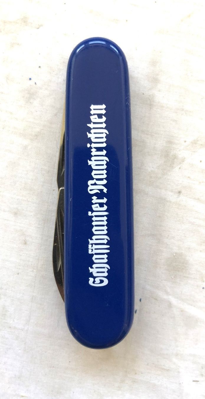 Victorinox Taschenmesser: Schweizer Sackmesser / Werbemesser "SHN" - Victorinox – Gebraucht aus Schaffhausen von durruti 2