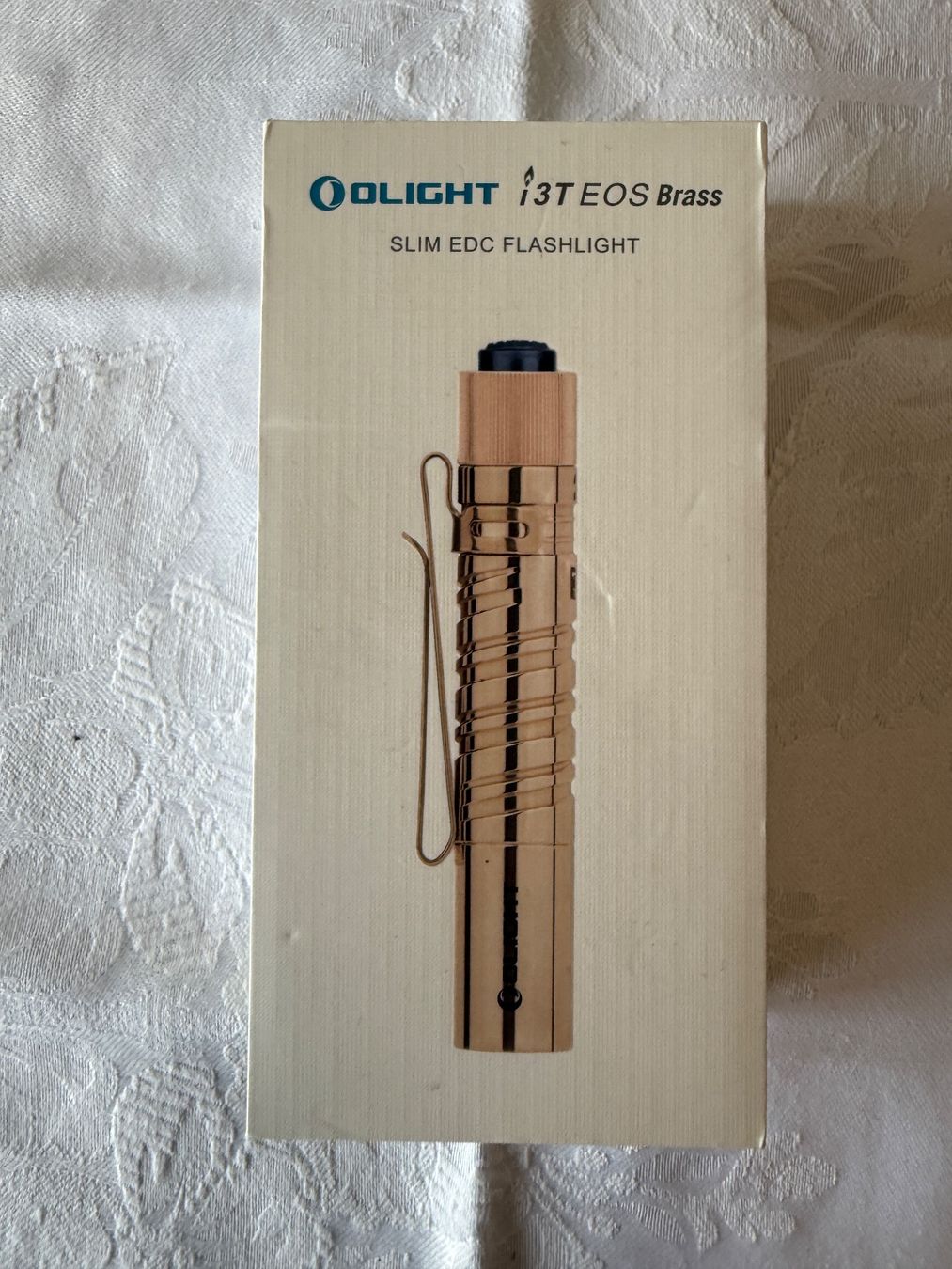 Olight Lampade: Olight i3T EOS Brass Slim Edc Taschenlampe – Nuovo e nell'imballaggio originale da Worblaufen venduto da Sissi10