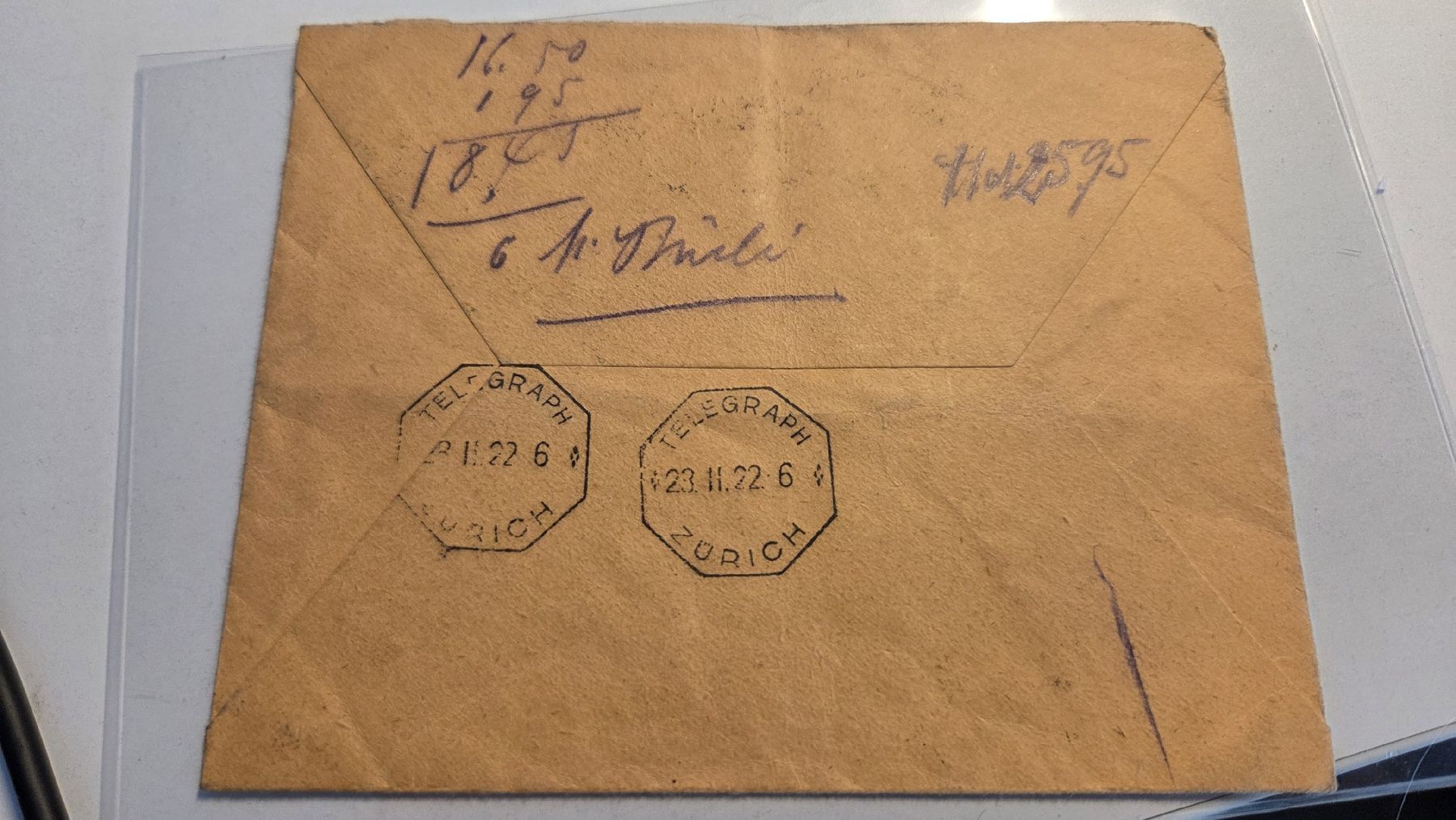 Tous les timbres: 1922 Express Brief 22.11.22.22 gestempelt – D'occasion à Arni AG par Moth68 2