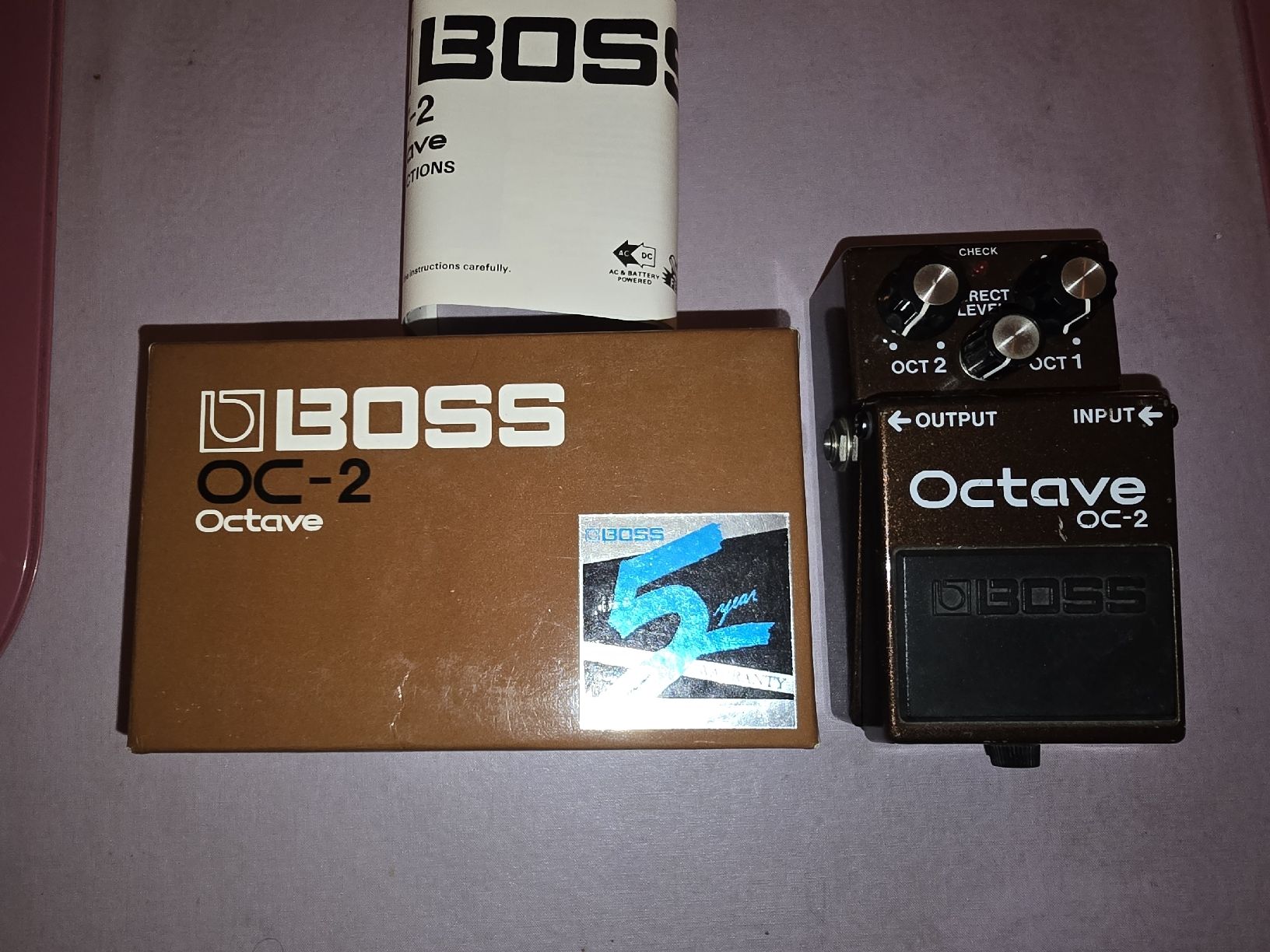 Boss Musikinstrumente: BOSS OC-2 OCTAVE ...RAR !!! – Gebraucht aus Zürich von Antiquedealer