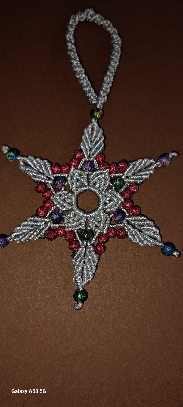 Alle Dekorationen: Makramee - Weihnachtsstern – Neu (gemäss Beschreibung) aus Plagne von Reticulum01 7