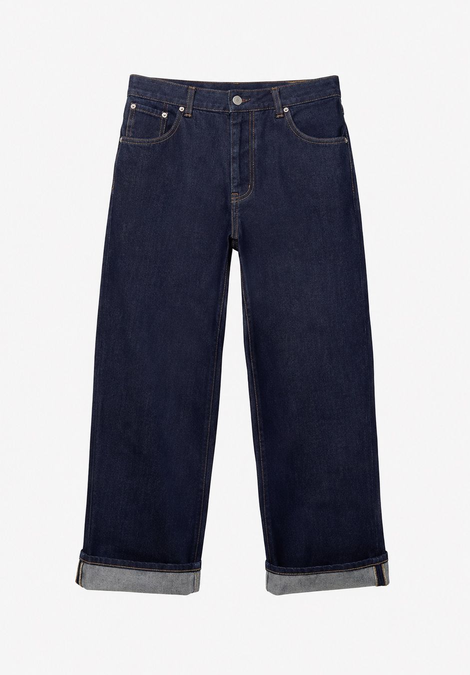 Pull&Bear Jeans: Pull&Bear Straight Leg Raw Denim Jeans – Nuovo (secondo la descrizione) da Chur venduto da dajan.17