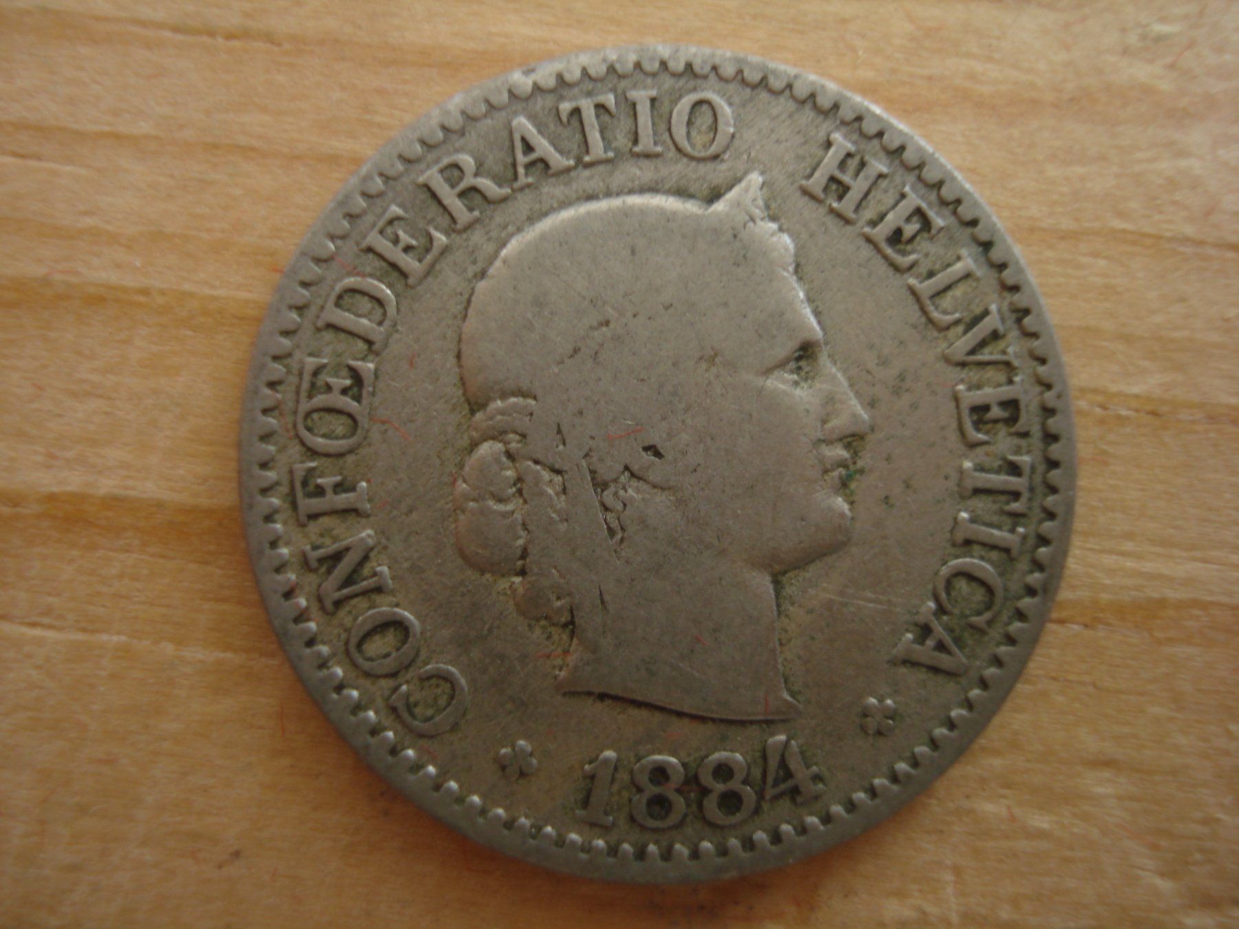 Tutti le monete: (S1) 10 Rappen 1884 – Usato da Erlach venduto da Net-Coins
