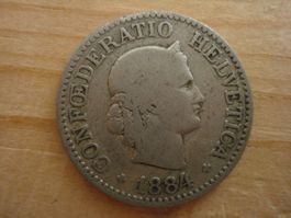 (S1) 10 Rappen 1884