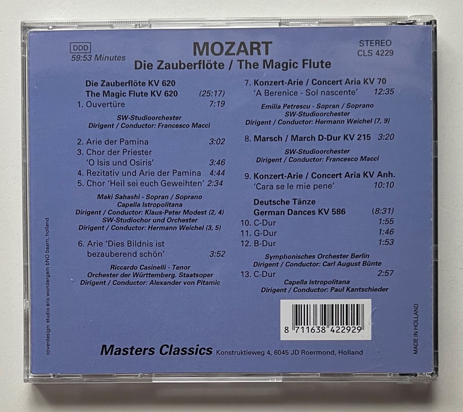 CD: Mozart / Die Zauberflöte – Usato da Näfels venduto da rottabi 1