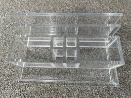 GUZZINI Lucite Schreibtisch Organisator Fabio M. Ciocca 70er