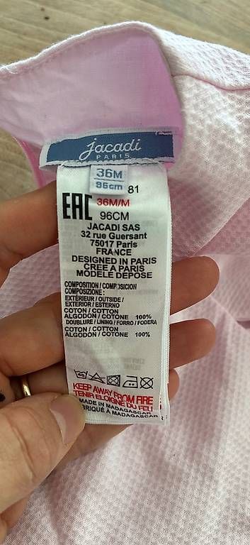 Robes et jupes: Vestito da cerimonia Jacadi 36 mesi – D'occasion à Sala Capriasca par Rubyrudy 2