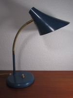 Mid Century Tütenlampe Schwanenhals Vintage 1960er Jahre