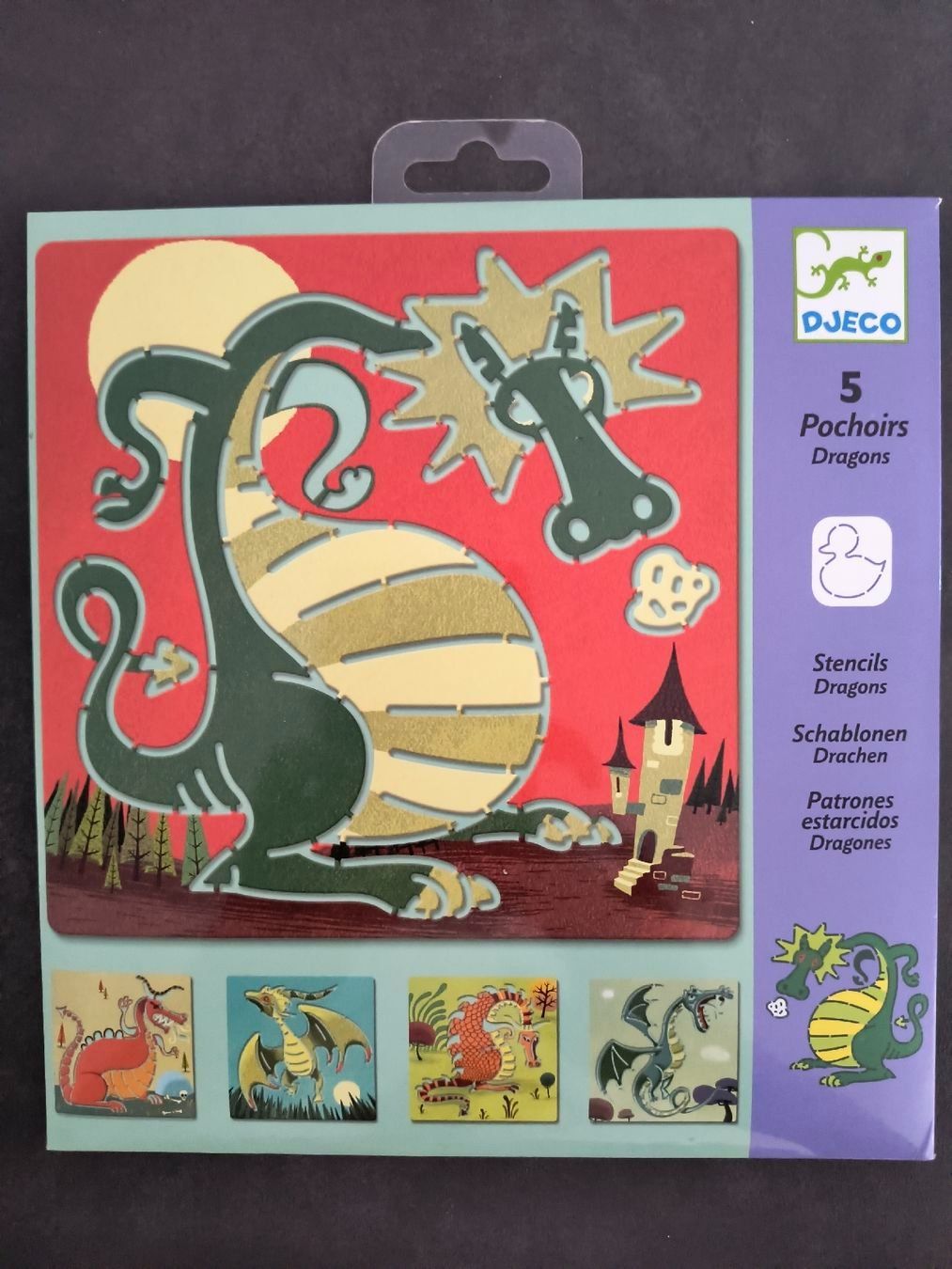 Pochoirs: 5 Schablonen Drachen Kinder – D'occasion à Oberweningen par Bumblebee2 1
