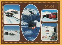 DAVOS Bergbahn Parsenn  Luftseilbahn Weissfluh Weissfluhjoch