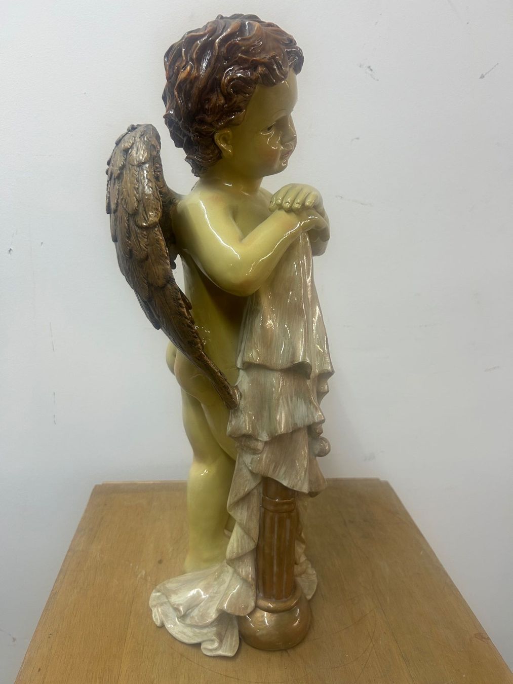 Sculture & Statue: Skulptur Engel Verbundmaterial Höhe 55 cm – Usato da Zürich venduto da Levelart 3