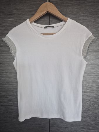 Zara T-Shirt, weiss, Grösse M, Top Zustand!
