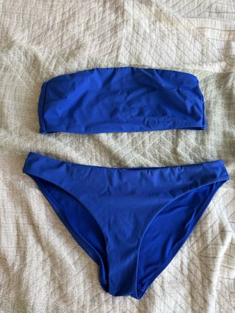 Calvin Klein Blau Bikini S 