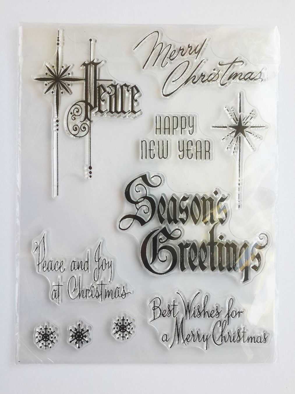 Stempel: Stempel Set "Seasons Greetings" – Neu und originalverpackt aus Löhningen von Fourbi18 2
