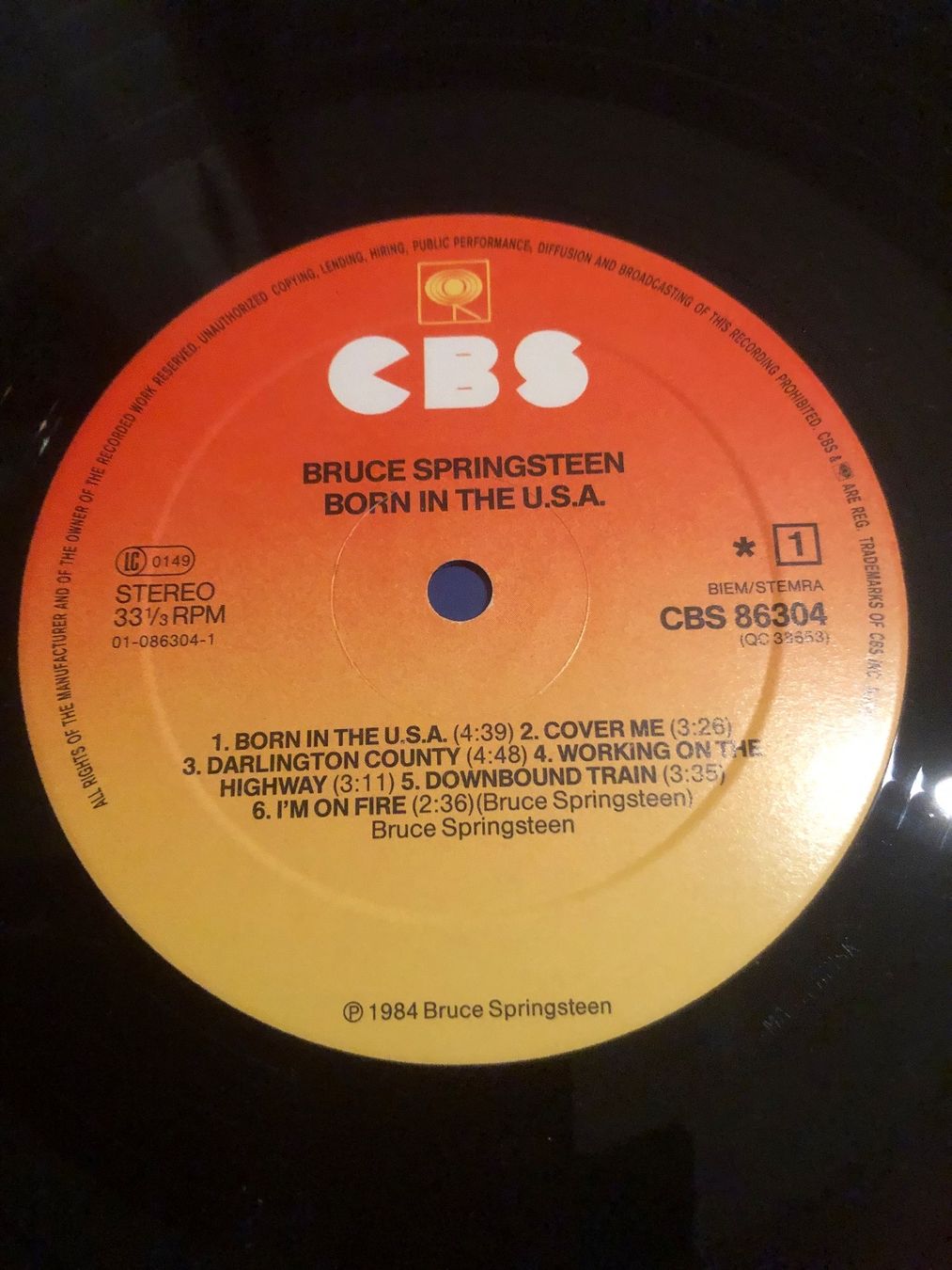 Schallplatten: Bruce Springsteen Born In The U.S.A. – Gebraucht aus Faulensee von  2