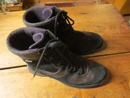 Damen Stiefelette Legero Goretex schwarz/braun Grösse 5.5