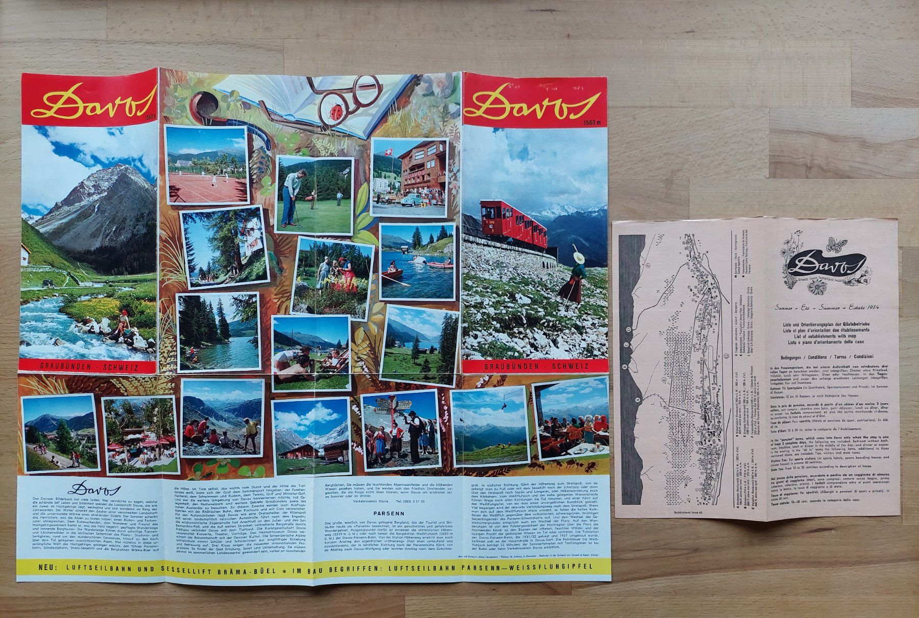 Documenti: Alter Prospekt Davos Graubünden Schweiz – Usato da Obfelden venduto da Foto_Bild_Kunst_Buch 1