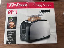 Trisa Crispy Snack Sandwich Toaster inkl. Cage!