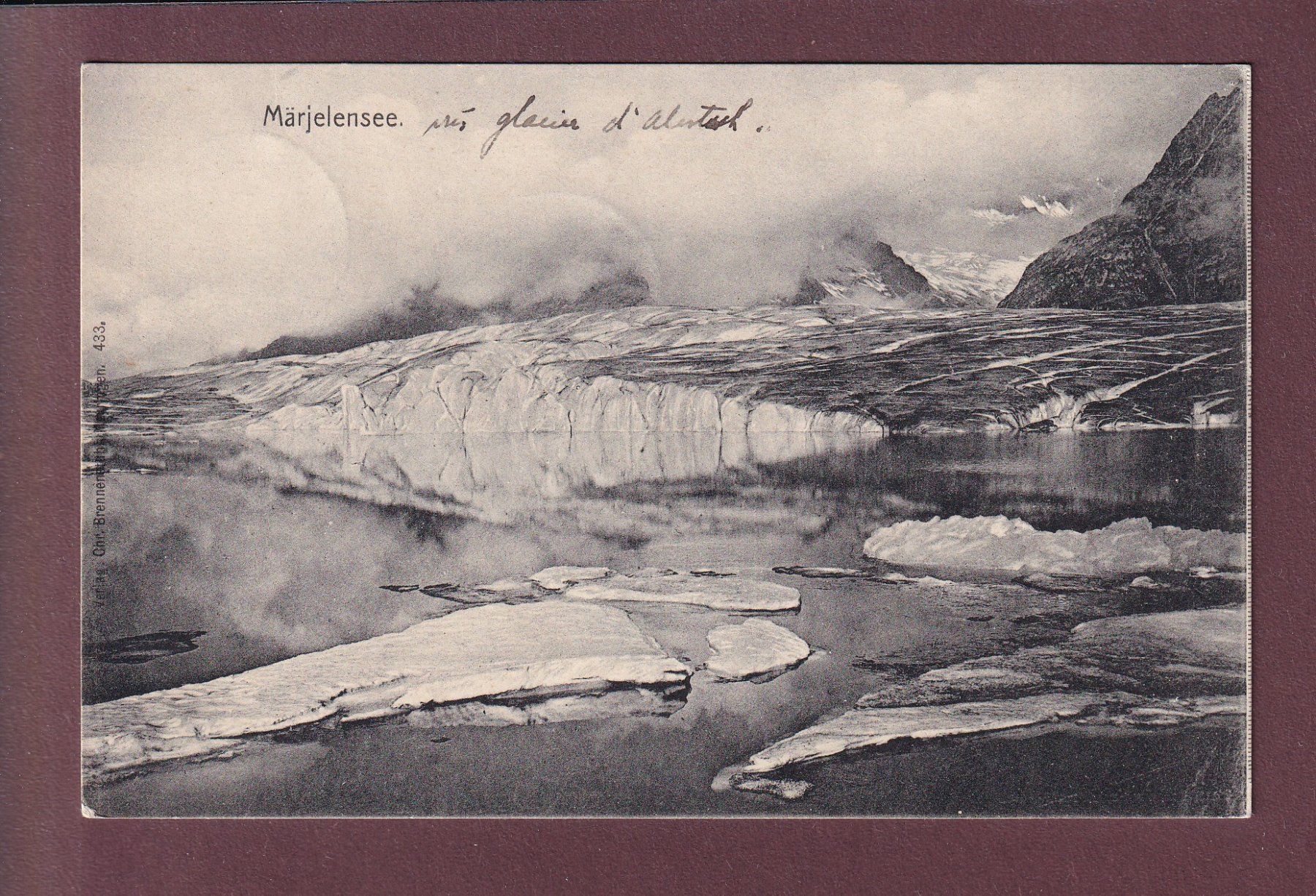 Cartoline postali: MÄRJELENSEE - 1906 – Usato da Pully venduto da nicecards