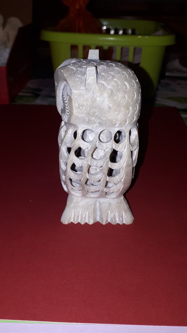 Statuette: Dekorative Stein Eule – Usato da Plagne venduto da Reticulum01 7