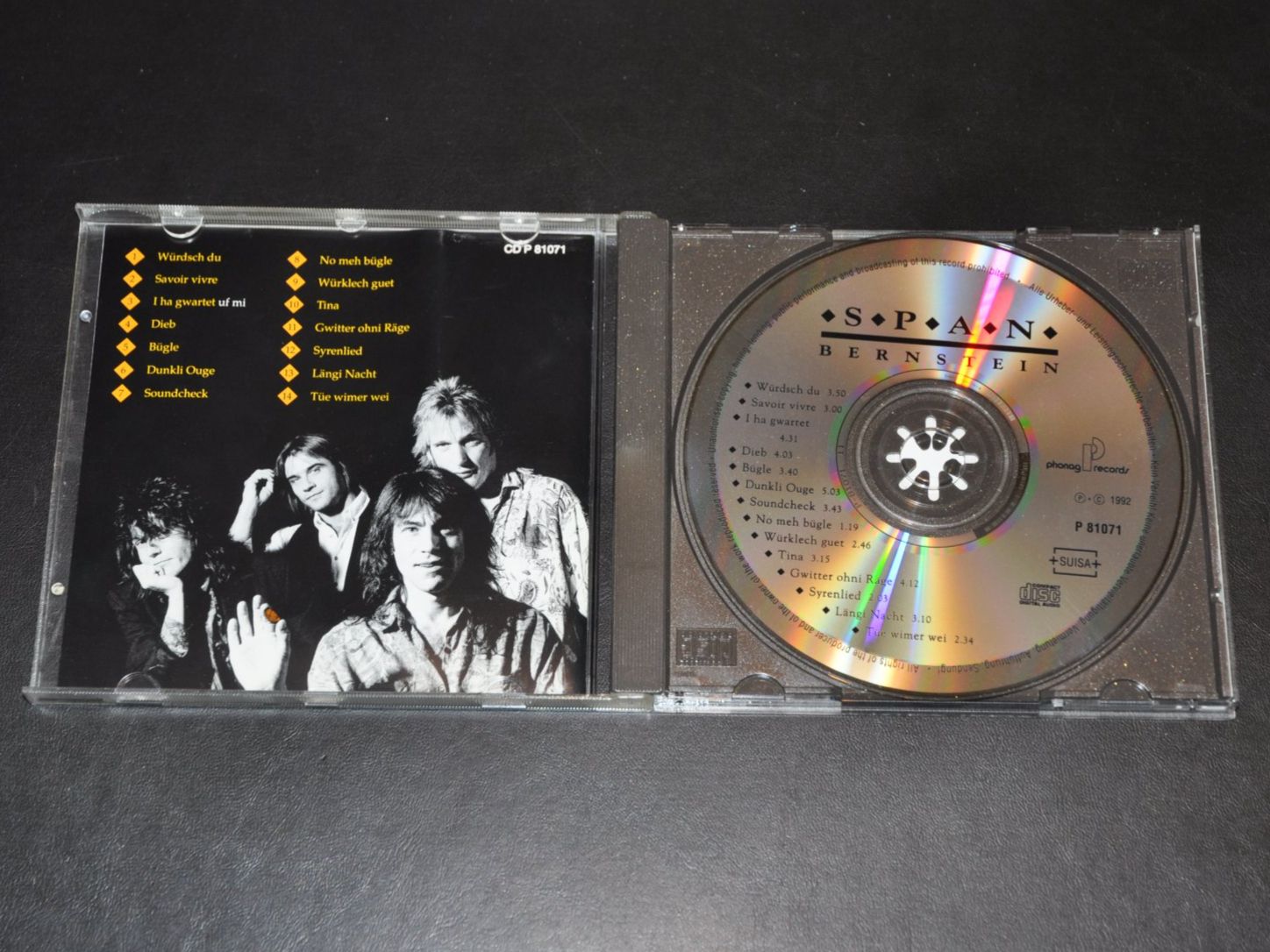 CDs: CD Span - Bernstein - Mundartrock – Gebraucht aus Boll von Theodora15 2