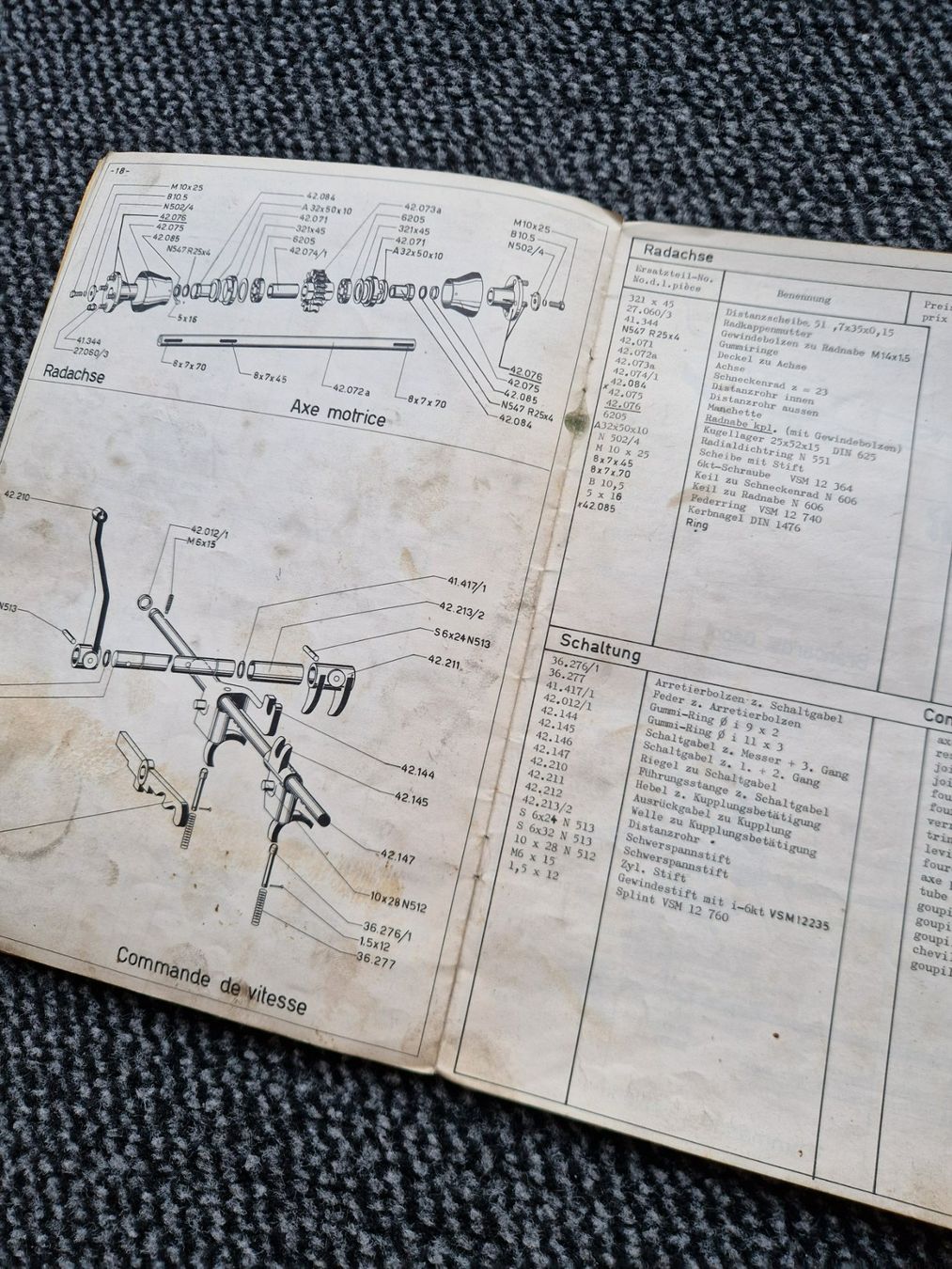 Rapid Trattori: Original Anleitung + ET-Liste Rapid Rex Motormäher – Usato da Dürnten venduto da Bachtel84 5