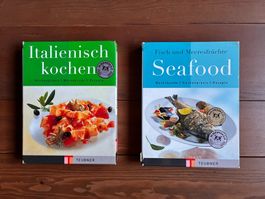 Italienisch kochen + Seafood (2 Bände) | Teubner Verlag